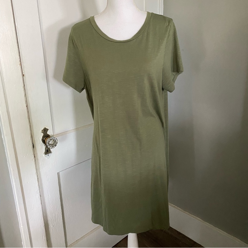 Mossimo T-Shirt Dress Green